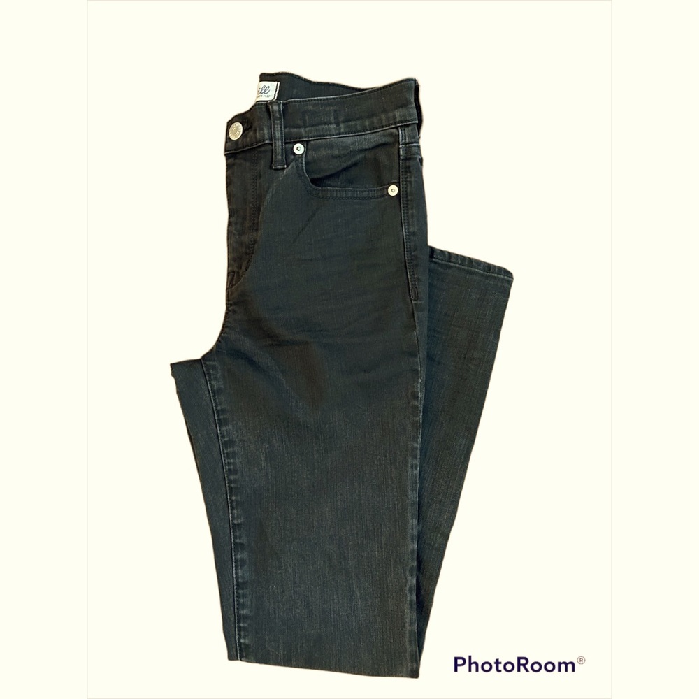 Madewell High Riser Black Skinny Jeans